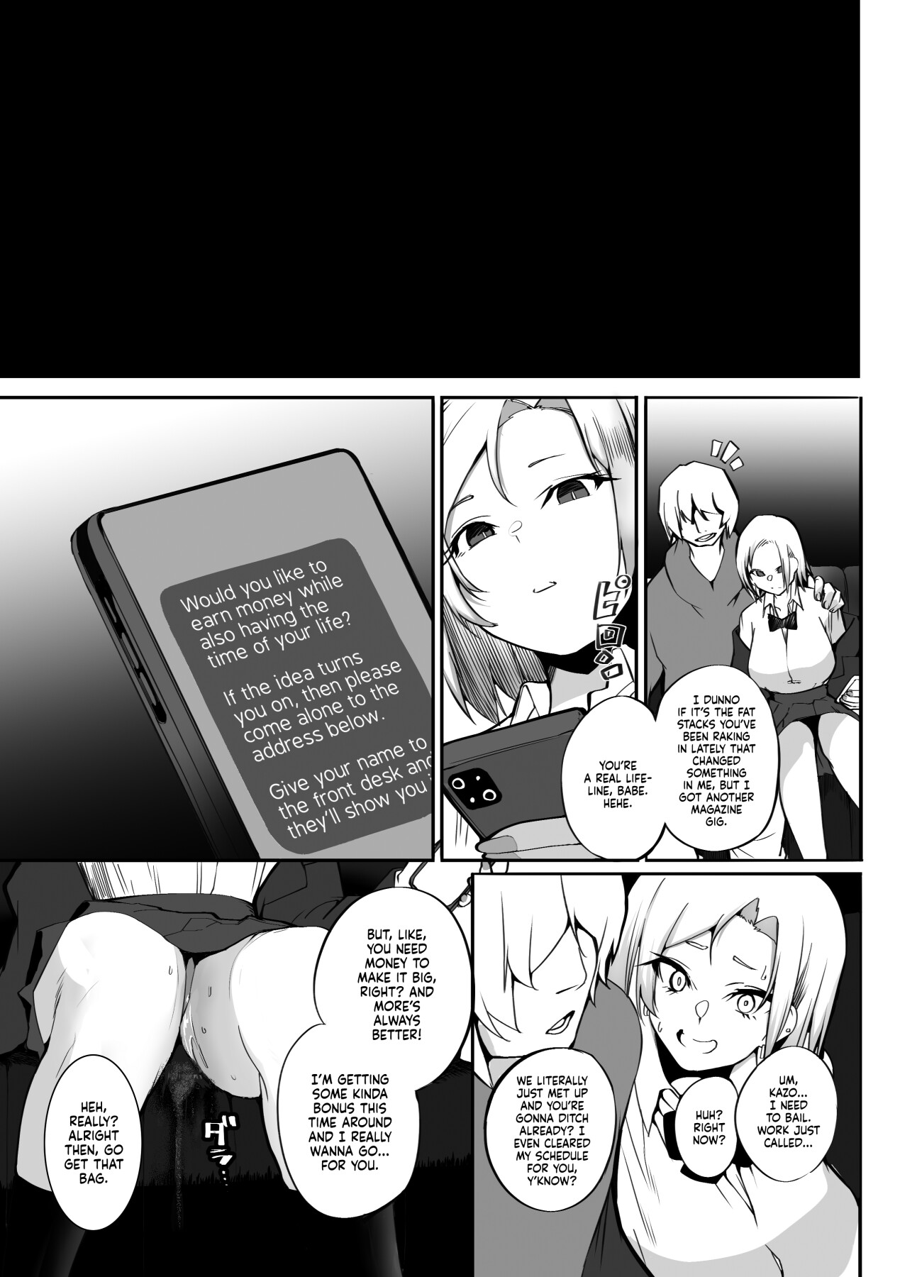 Hentai Manga Comic-Found Myself a Gyaru That's Down to Cosplay and Even Fuck For Money-Read-20